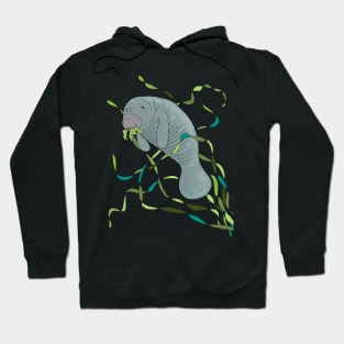 Happy Little Manatee (Trichechus manatus latirostris) Hoodie